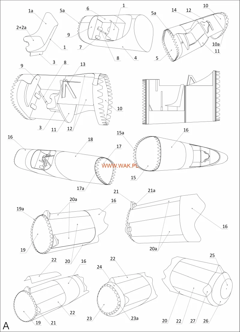 Papierový model - PZK P.55a